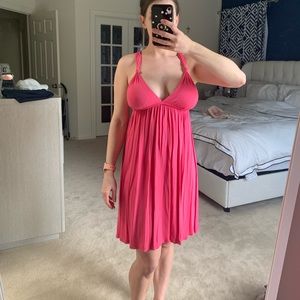 Forever 21 XXI pink summer dress S